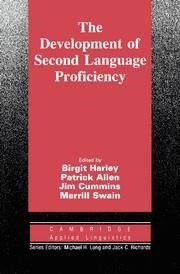 DEVELOPMENT OF SECOND LANG.PROF. | 9780521387958 | HARLEY,B.