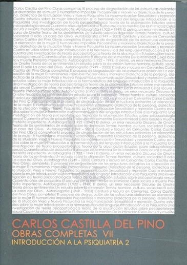 INTRODUCCIÓN A LA PSIQUIATRÍA 2 | 9788499270593 | CASTILLA DEL PINO, CARLOS