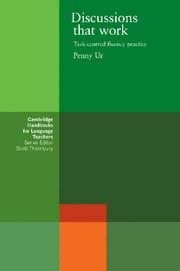 DISCUSSIONS THAT WORK | 9780521281690 | UR, PENNY