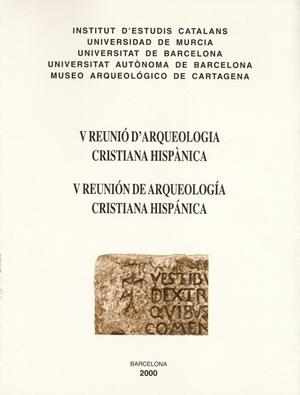 V REUNIO D'ARQUEOLOGIA CRISTIAN | 9788472835023 | DIVERSOS
