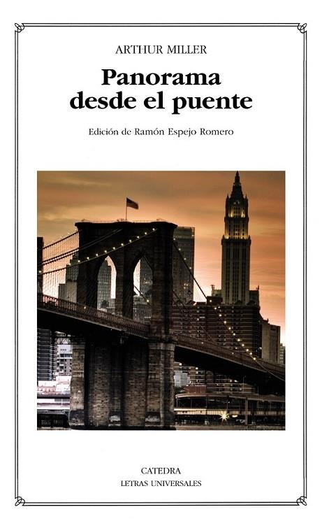 PANORAMA DESDE EL PUENTE | 9788437630342 | MILLER