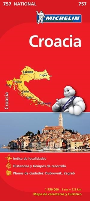 MAPA CROACIA | 9782067173095 | VARIOS AUTORES