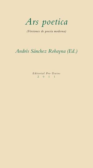 ARS POETICA | 9788415297321 | VARIOS AUTORES