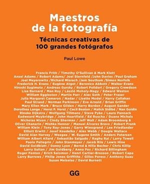 MAESTROS DE LA FOTOGRAFÍA | 9788425230059 | LOWE, PAUL