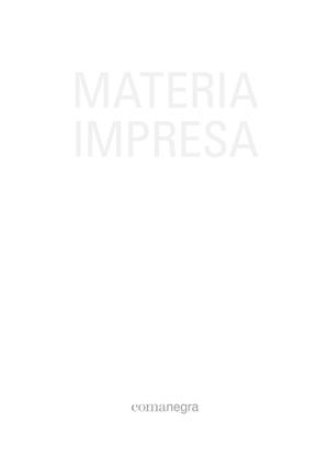 MATERIA IMPRESA | 9788416605637 | VARIOS AUTORES