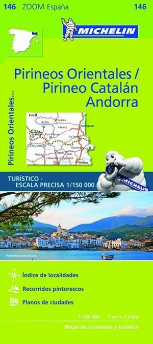 MAPA ZOOM PIRINEOS ORIENTALES / PIRINEO CATALÁN, ANDORRA | 9782067218147