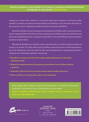 PODER DETOX PARA LA BELLEZA NATURAL | 9788484455639 | SNYDER, KIMBERLY