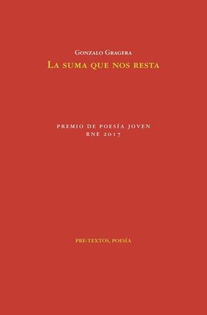 LA SUMA QUE NOS RESTA | 9788416906420 | GRAGERA, GONZALO
