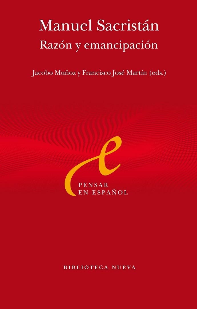 MANUEL SACRISTÁN | 9788499405179 | MUÑOZ, JACOBO/MARTÍN, FRANCISCO JOSÉ