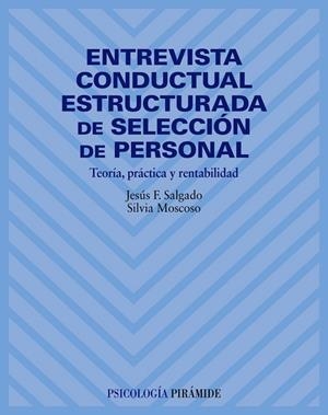 ENTREVISTA CONDUCTUAL ESTRUCTURA | 9788436815405 | SALGADO, JES·S