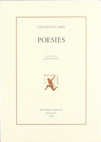 POESIES | 9788472267169 | JORDI DE SANT JORDI