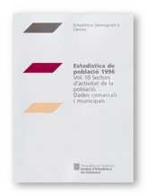 ESTADISTICA POBLACIO 1996 VOL.10 | 9788439352662