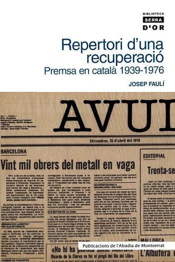 REPERTORI D'UNA RECUPERACIO | 9788484157816 | FAULI