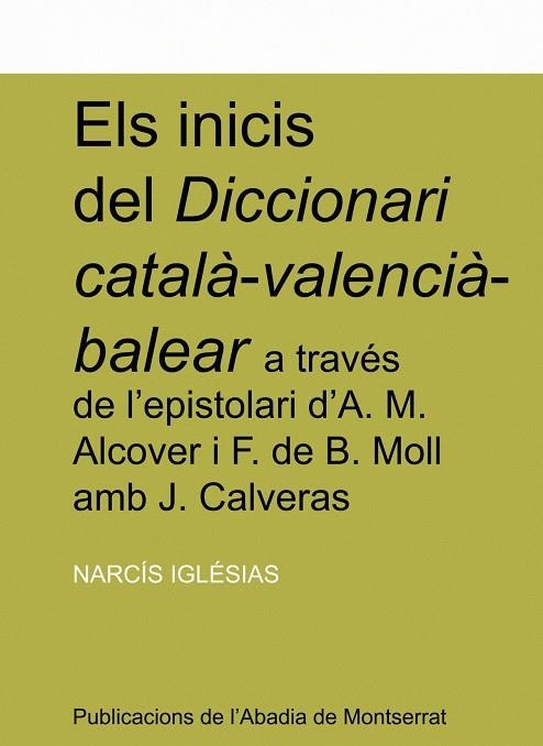 ELS INICIS DEL DICCIONARI | 9788484154839 | IGLESIAS