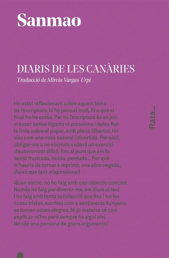 DIARIS DE LES CàNARIES | 9788416738083 | SANMAO