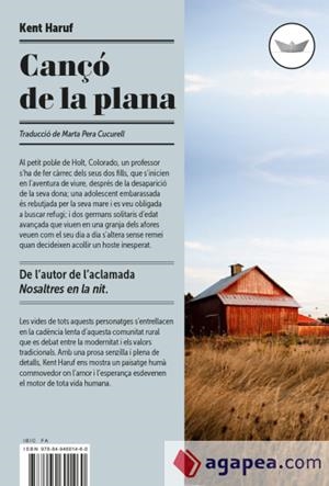 CANçó DE LA PLANA | 9788494601484 | HARUF, KENT