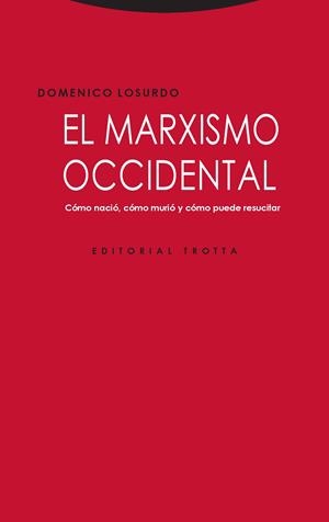 EL MARXISMO OCCIDENTAL | 9788498797640 | LOSURDO, DOMENICO