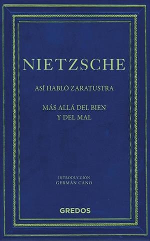 ASÍ HABLÓ ZARATUSTRA/MÁS ALLA DEL BIEN Y DEL MAL | 9788424937768 | NIETZSCHE FRIEDRICH