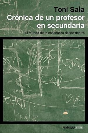 CRÓNICA DE UN PROFESOR EN SECUNDARIA | 9788499428291 | SALA, TONI