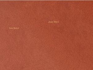 SON BOTER. JOAN MIRÓ | 9788409112937 | SPAHNI, RIF