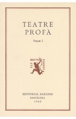 TEATRE PROFA, 1 | 9788472261907