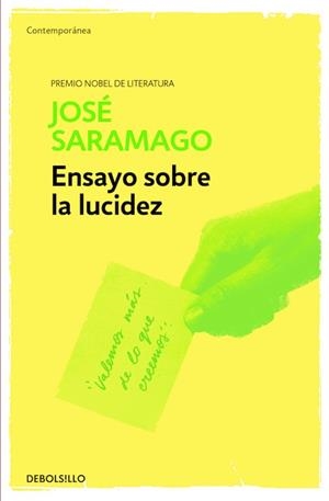 ENSAYO SOBRE LA LUCIDEZ | 9788490628768 | SARAMAGO, JOSÉ