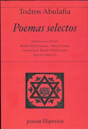 POEMAS SELECTOS | 9788490021446 | ABULAFIA, TODROS