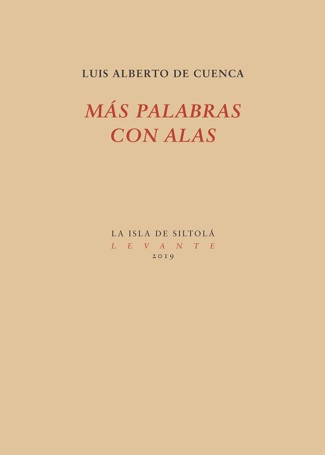 MÁS PALABRAS CON ALAS | 9788417352455 | DE CUENCA Y PRADO, LUIS ALBERTO