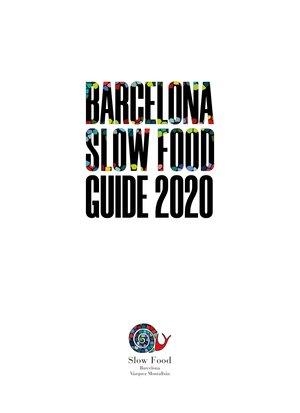 BARCELONA SLOW FOOD GUIDE 2020 | 9788409157198 | AA.VV.