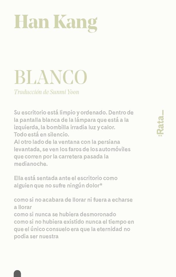 BLANCO | 9788416738519 | KANG, HAN