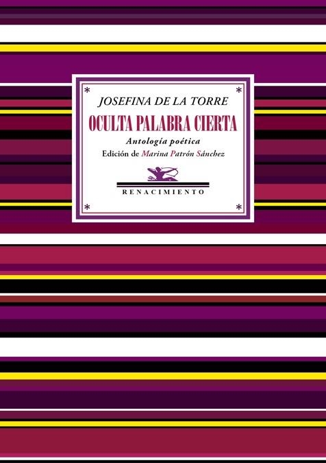 OCULTA PALABRA CIERTA | 9788418387043 | TORRE, JOSEFINA DE LA