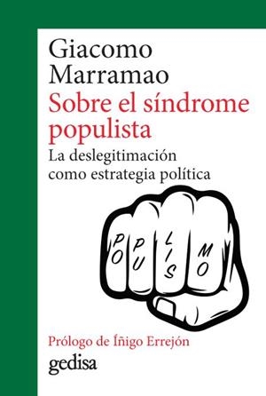 SOBRE EL SÍNDROME POPULISTA | 9788418193750 | MARRAMAO, GIACOMO