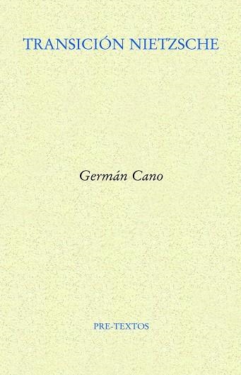 TRANSICIÓN NIETZSCHE | 9788417830991 | CANO, GERMÁN