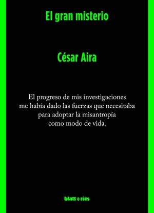 EL GRAN MISTERIO | 9789874941404 | AIRA, CÉSAR