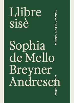 LLIBRE SISÈ | 9788412210316 | DE MELLO BREYNER ANDRESEN, SOPHIA