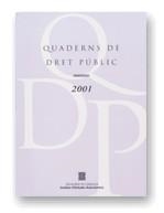 QUADERNS DE DRET PUBLIC 2001 | 9788439356936