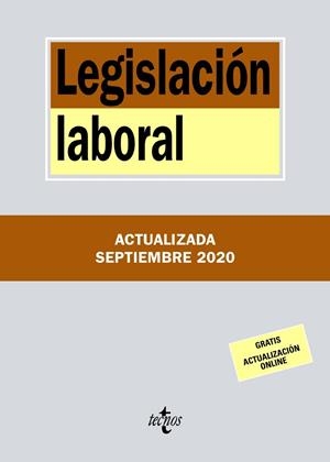 LEGISLACIÓN LABORAL | 9788430980185 | EDITORIAL TECNOS