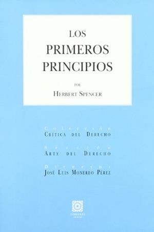 PRIMEROS PRINCIPIOS | 9788498364705 | SPENCER, HERBERT