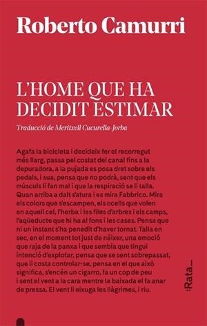 L'HOME QUE HA DECIDIT ESTIMAR | 9788416738533 | CAMURRI, ROBERTO
