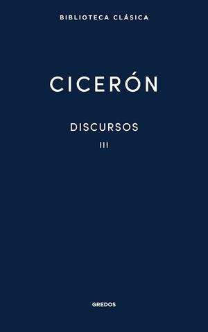 32. DISCURSOS VOL. 3 (CICERÓN) | 9788424939441 | CICERÓN MARCO TULIO