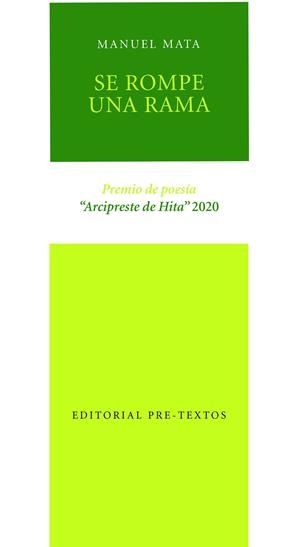 SE ROMPE UNA RAMA | 9788418178856 | MATA, MANUEL