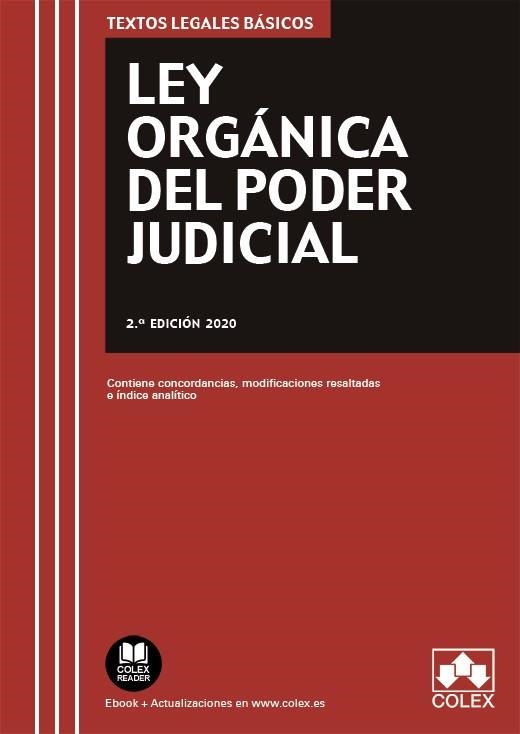 LEY ORGÁNICA DEL PODER JUDICIAL | 9788418025617 | EDITORIAL COLEX S.L.