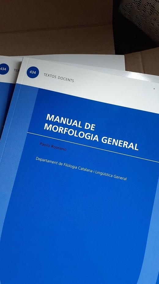 MANUAL DE MORFOLOGIA GENERAL | 9788491687245 | ROSEANO, PAOLO