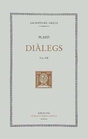 DIÀLEGS, VOL. VII: FEDÓ | 9788472259089 | PLATÓ