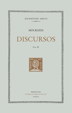 DISCURSOS, VOL. IV | 9788472257313 | ISÒCRATES