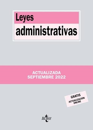 LEYES ADMINISTRATIVAS | 9788430985616 | EDITORIAL TECNOS