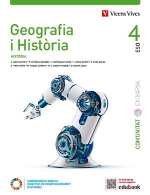 GEOGRAFIA I HISTORIA 4 (COMUNITAT EN XARXA) | 9788468295084 | GATELL ARIMONT, CRISTINA/SOBRINO LOPEZ, DIEGO/SABIOTE GONZÁLEZ, MARÍA ÁNGELES/RISQUES CORBELLA, MANE