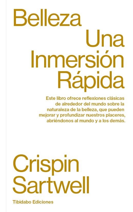 BELLEZA | 9788419683670 | SARTWELL, CRISPIN
