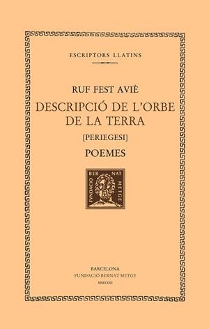 DESCRIPCIÓ DE L'ORBE DE LA TERRA. POEMES | 9788498594317 | RUF FEST AVIÈ