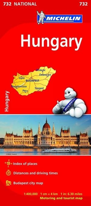 MAPA NATIONAL HUNGARY | 9782067171923 | VARIOS AUTORES